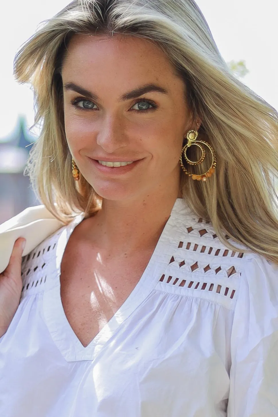Earrings Saphira Moonstruck Medium | Gold... | Barong Barong | Little Soho