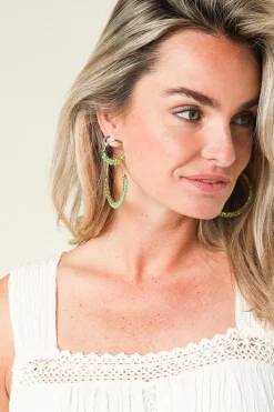 Earrings Saphira Twin | Green... | Barong Barong | Little Soho