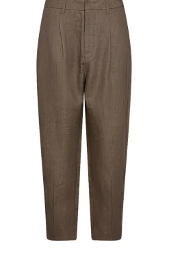 Eco Linen Pleated Trousers Nature | Beige... | Copenhagen Muse | Little Soho
