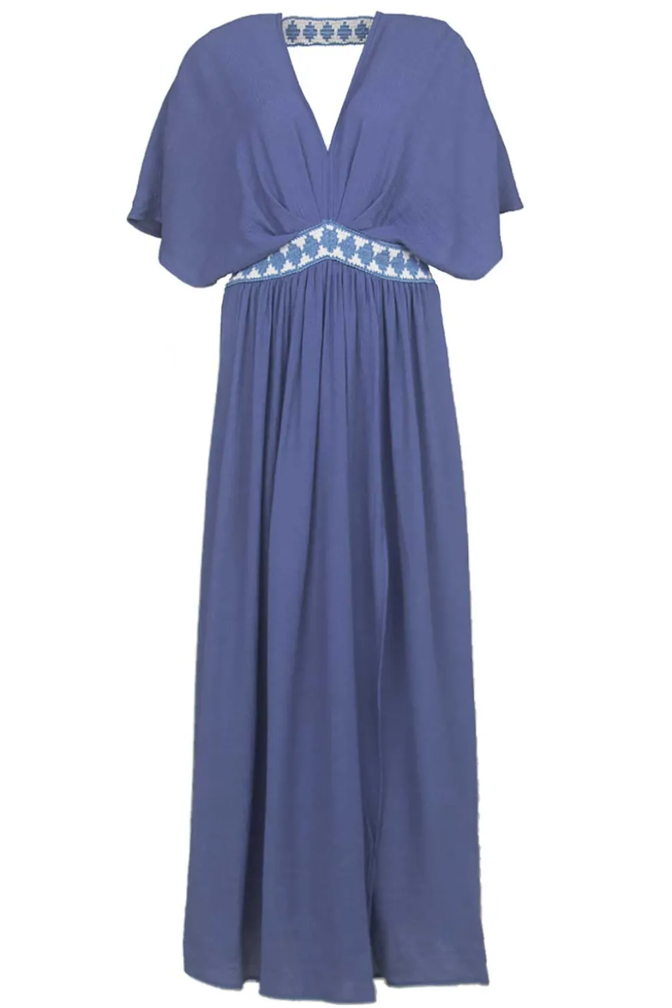 Ecovero Maxi Dress Idea | Blue... | Louizon | Little Soho