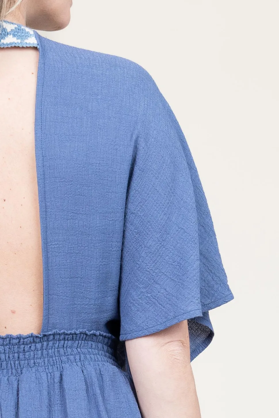 Ecovero Maxi Dress Idea | Blue... | Louizon | Little Soho