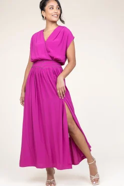 Ecovero Maxi Dress Yacinthe | Purple... | Louizon | Little Soho
