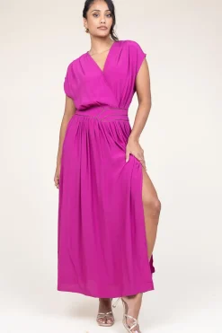 Ecovero Maxi Dress Yacinthe | Purple... | Louizon | Little Soho