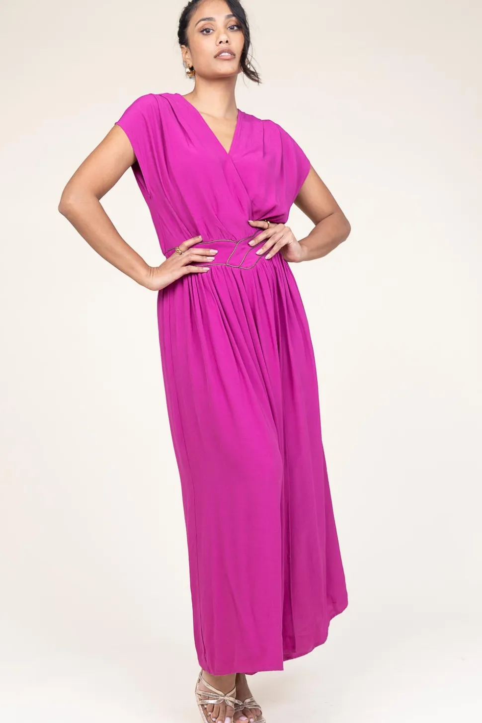 Ecovero Maxi Dress Yacinthe | Purple... | Louizon | Little Soho
