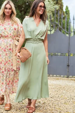 Ecovero Maxi Dress Yaramo | Green... | Louizon | Little Soho