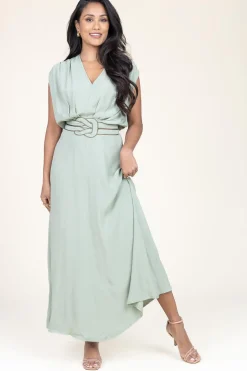 Ecovero Maxi Dress Yaramo | Green... | Louizon | Little Soho