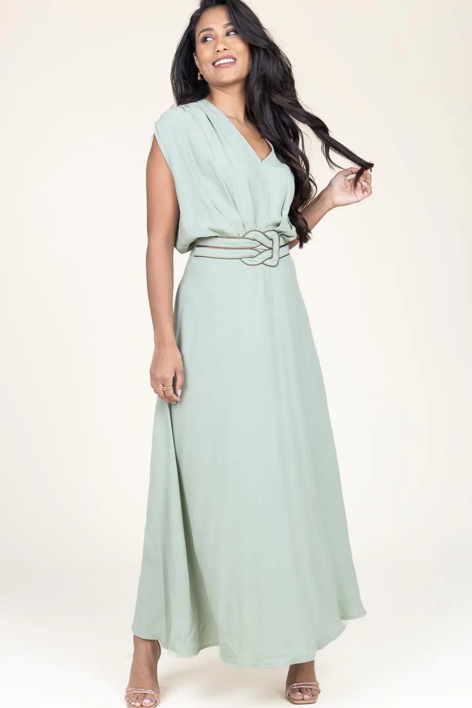 Ecovero Maxi Dress Yaramo | Green... | Louizon | Little Soho