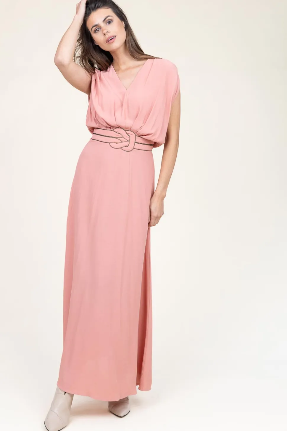 Ecovero Maxi Dress Yaramo | Pink... | Louizon | Little Soho