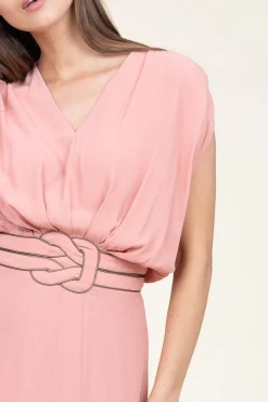 Ecovero Maxi Dress Yaramo | Pink... | Louizon | Little Soho