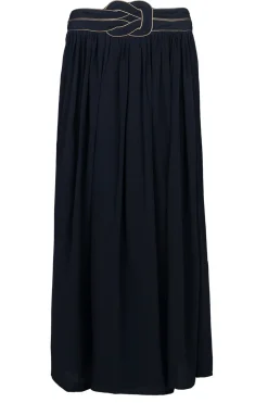 Ecovero Midi Skirt Yvana | Black... | Louizon | Little Soho