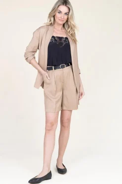 Ecovero Top With Crochet Dirla | Black... | Louizon | Little Soho