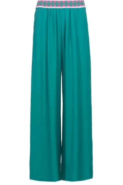 Eco Viscose Pants Ilem | Green... | Louizon | Little Soho