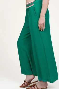 Eco Viscose Pants Ilem | Green... | Louizon | Little Soho