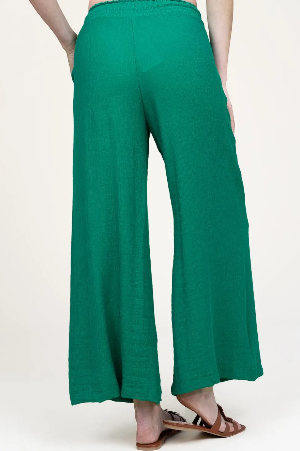 Eco Viscose Pants Ilem | Green... | Louizon | Little Soho