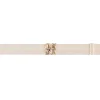 Elastic Belt With Gold Logo Motif | Natural... | Dante 6 | Little Soho