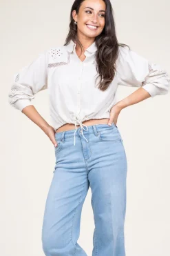 Embroidery Blouse Emily | Natural... | Ba&Sh | Little Soho