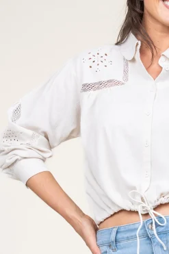 Embroidery Blouse Emily | Natural... | Ba&Sh | Little Soho