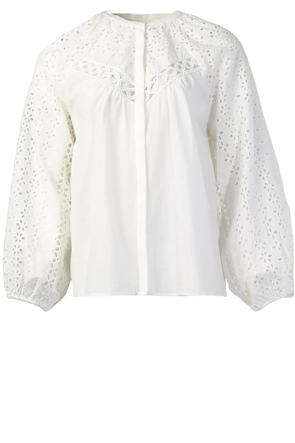 Embroidery Blouse Lovely | White... | Suncoo | Little Soho