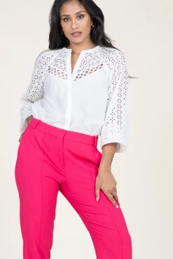 Embroidery Blouse Lovely | White... | Suncoo | Little Soho