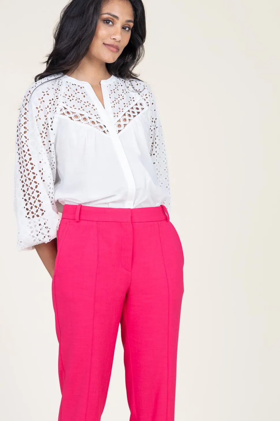 Embroidery Blouse Lovely | White... | Suncoo | Little Soho