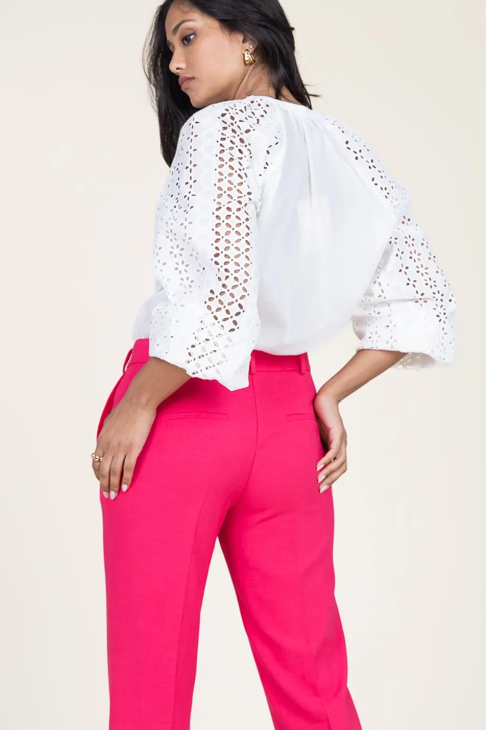 Embroidery Blouse Lovely | White... | Suncoo | Little Soho