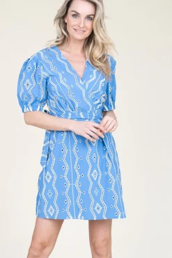 Embroidery Dress Clem | Blue... | Suncoo | Little Soho