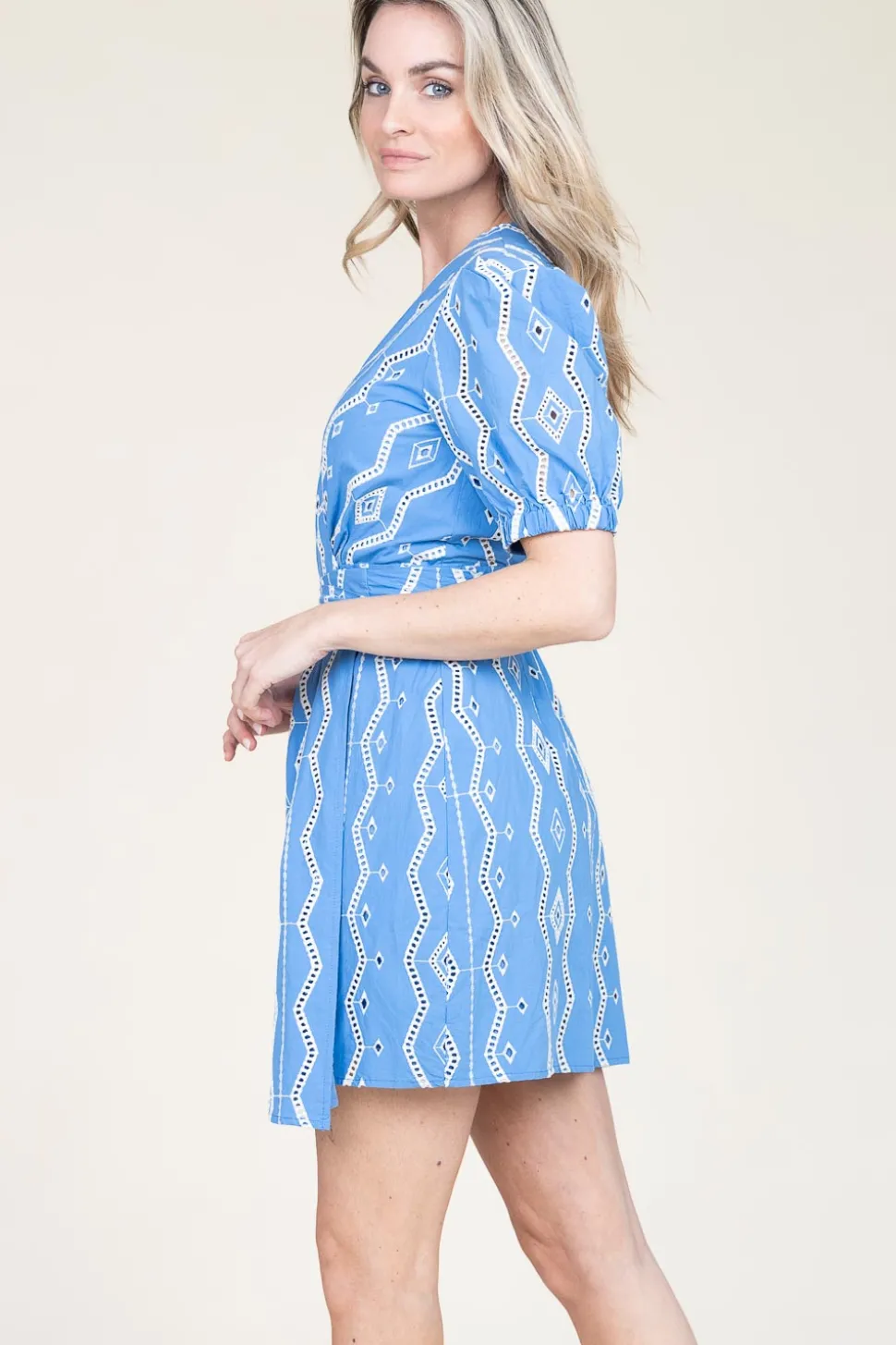 Embroidery Dress Clem | Blue... | Suncoo | Little Soho