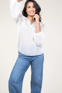 Embroidery Top Calepodio | White... | Kocca | Little Soho
