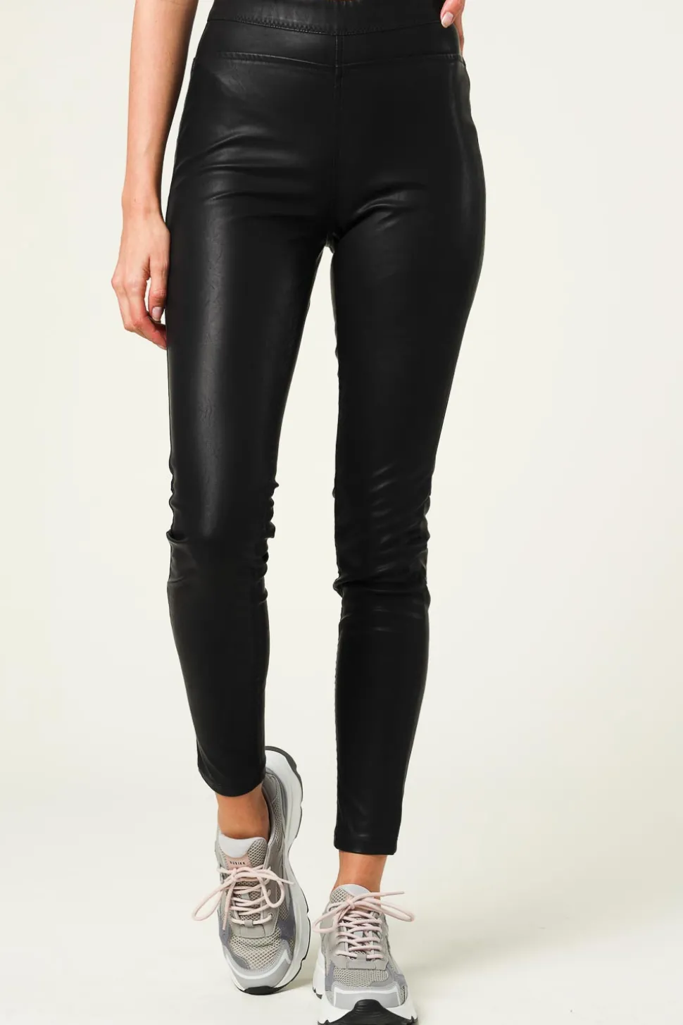 Faux Leather Legging Amber | Black... | Knit-Ted | Little Soho