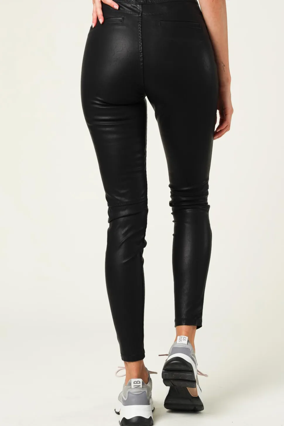 Faux Leather Legging Amber | Black... | Knit-Ted | Little Soho