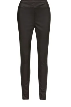 Faux Leather Leggings Amber | Brown... | Knit-Ted | Little Soho