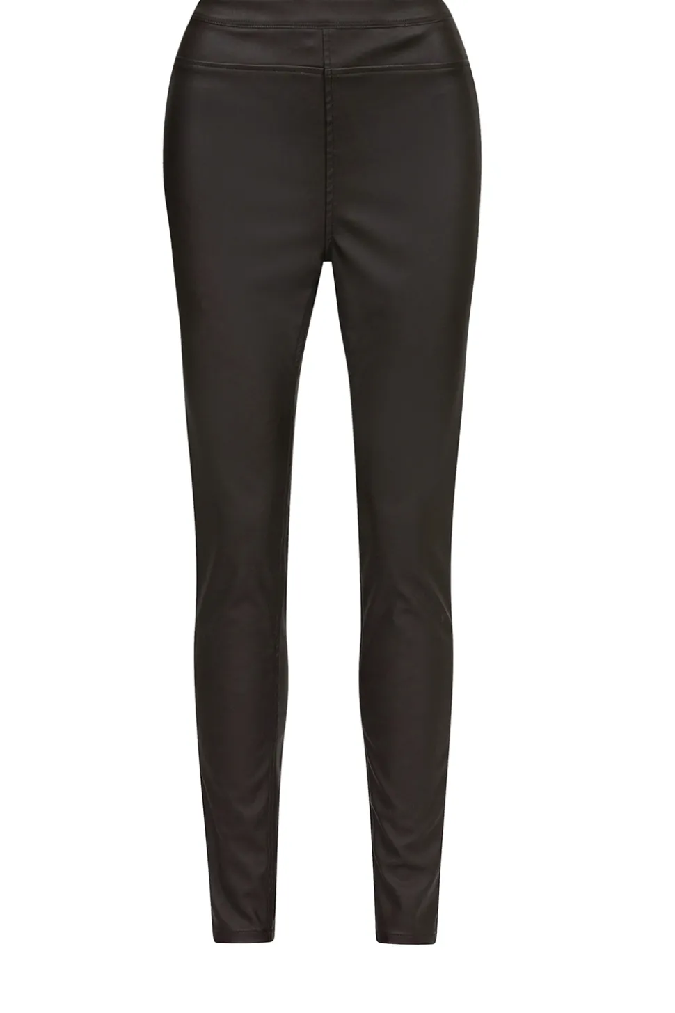 Faux Leather Leggings Amber | Brown... | Knit-Ted | Little Soho