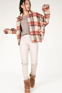 Faux Leather Leggings Amber | Sand... | Knit-Ted | Little Soho