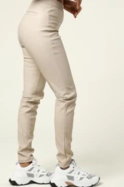 Faux Leather Leggings Amber | Sand... | Knit-Ted | Little Soho