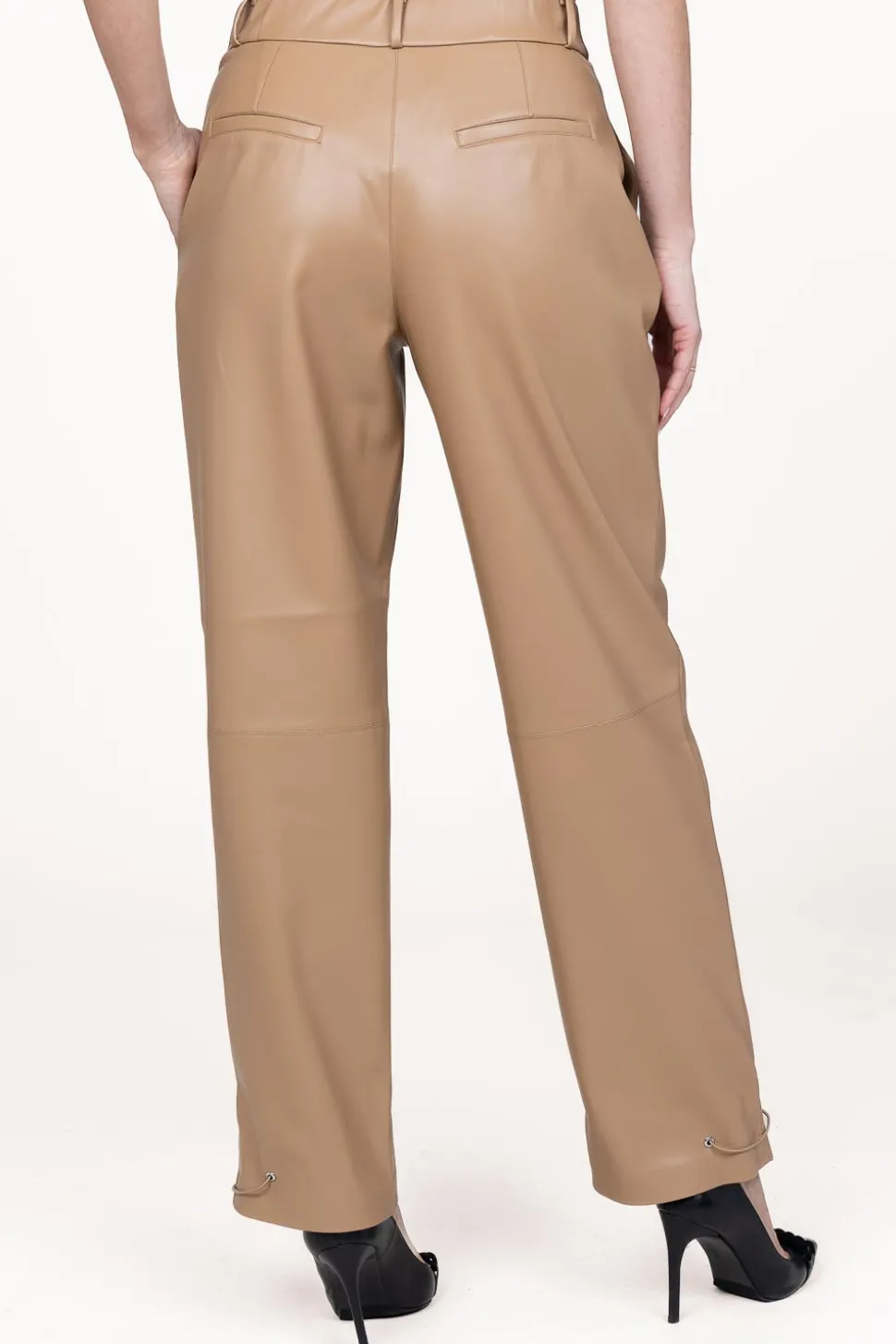 Faux Leather Pants Reese | Camel... | Dante 6 | Little Soho