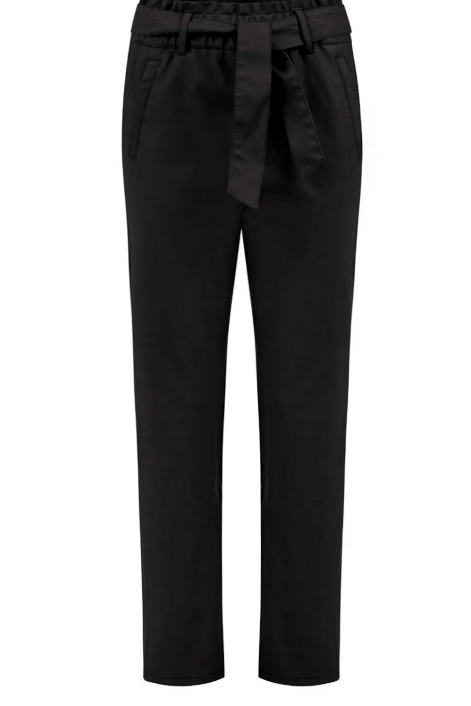 Faux Leather Paperbag Pants Francis | Black... | Knit-Ted | Little Soho