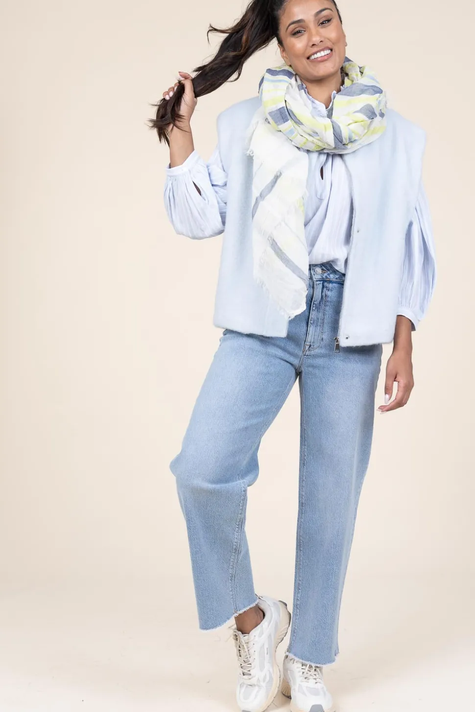 Faux Mohair Waistcoat Helen | Blue... | Studio Ar | Little Soho