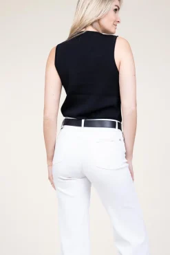 Fine Knitted Viscose Top Wilda | Black... | Second Female | Little Soho