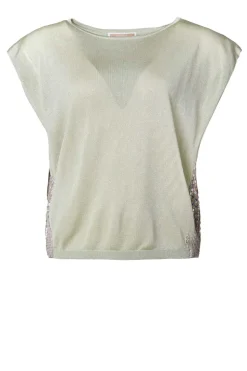 Fine Knit With Sequins Maraurari | Green... | Kocca | Little Soho