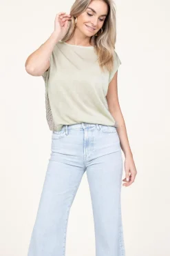 Fine Knit With Sequins Maraurari | Green... | Kocca | Little Soho