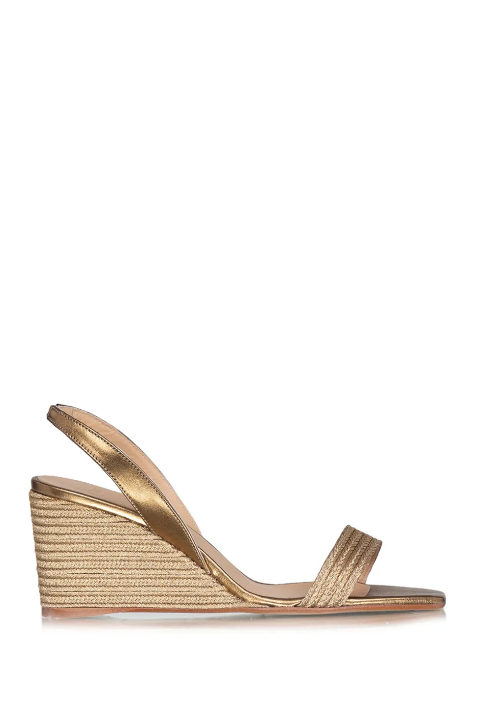 Fine Leather Wedges Barby | Gold... | Castaner | Little Soho