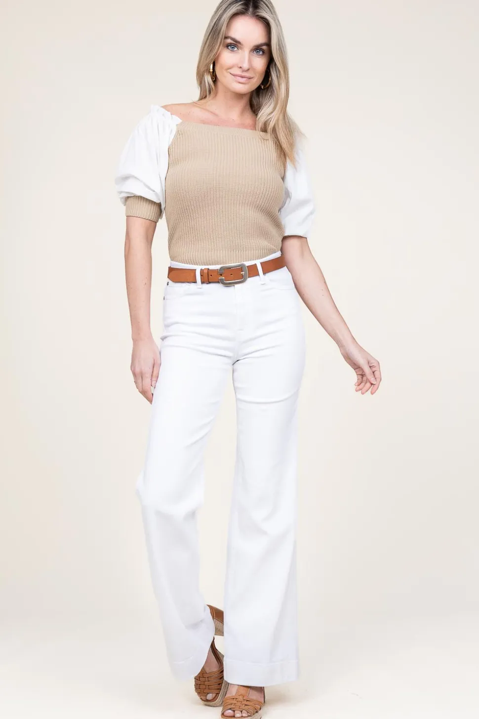 Flared Jeans Grazia | White... | Kocca | Little Soho