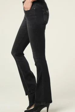 Flared Stretch Jeans Melrose L32 | Black... | Lois Jeans | Little Soho