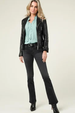 Flared Stretch Jeans Melrose L34 | Black... | Lois Jeans | Little Soho