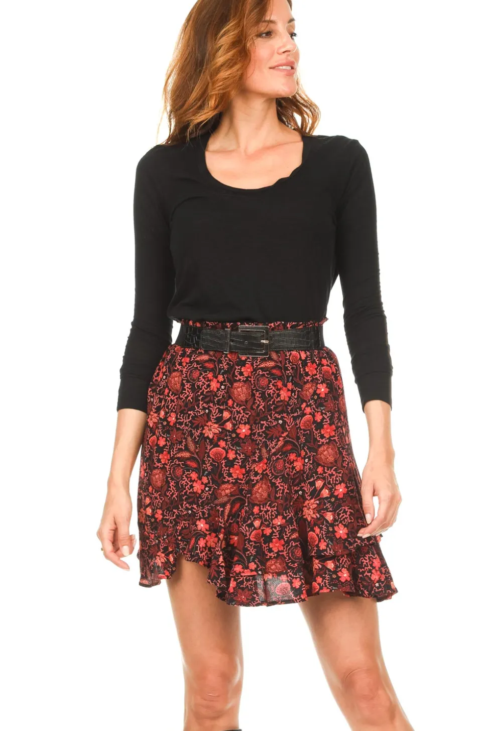 Floral Skirt Jaden | Red... | Berenice | Little Soho