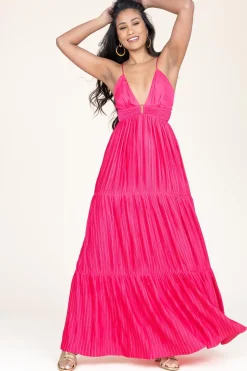 Flowey Maxi Dress Wasta | Pink... | Ba&Sh | Little Soho