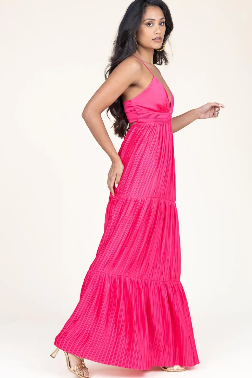 Flowey Maxi Dress Wasta | Pink... | Ba&Sh | Little Soho