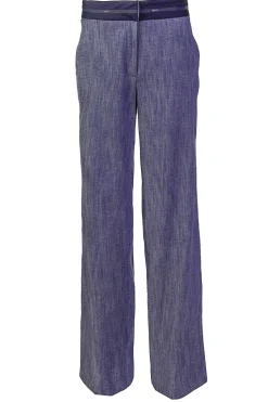 Flowy Denim Trousers Modat | Blue... | Liu Jo | Little Soho