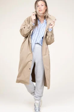 Half Padded Trenchcoat Fransis | Beige... | Co'Couture | Little Soho