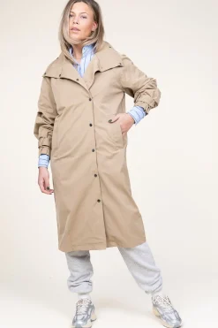 Half Padded Trenchcoat Fransis | Beige... | Co'Couture | Little Soho